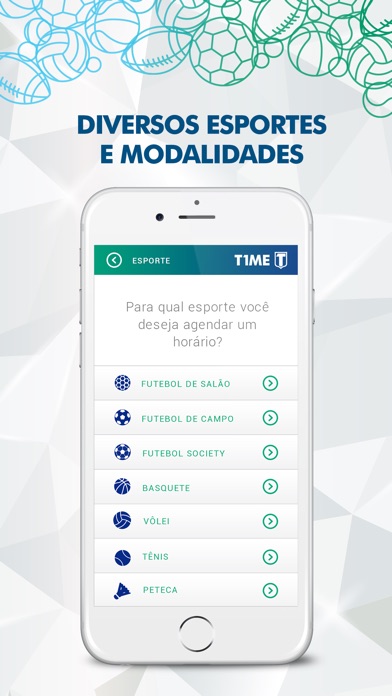 T1ME - Agendamento Esportivo screenshot 3