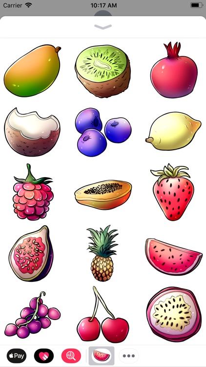 Fruits Stickers by Rike's Art