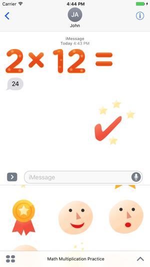 Math Multiplication Practice Stickers(圖2)-速報App