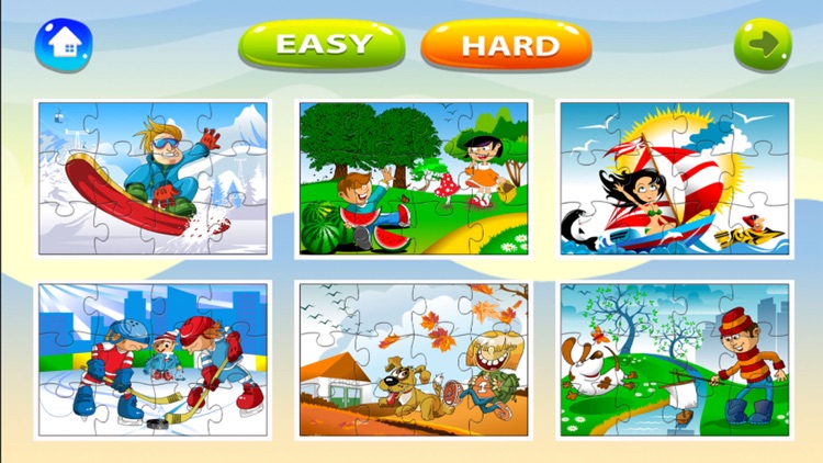 Jigsaw Puzzle Cartoon Picture