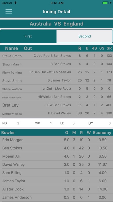 Cricket ScorePad screenshot 3