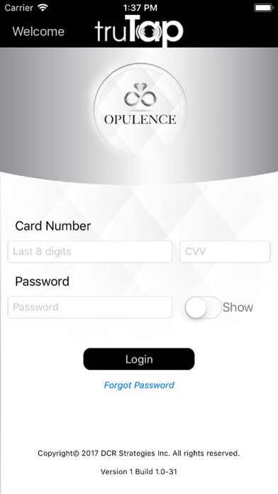 Opulence TruCash Wallet screenshot 2