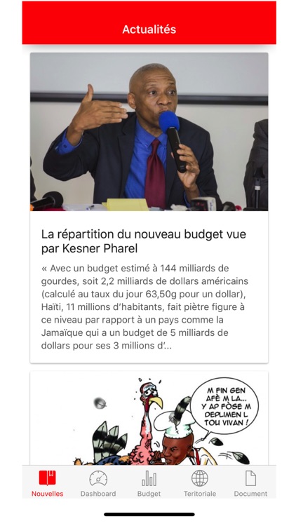 Haïti budget screenshot-3