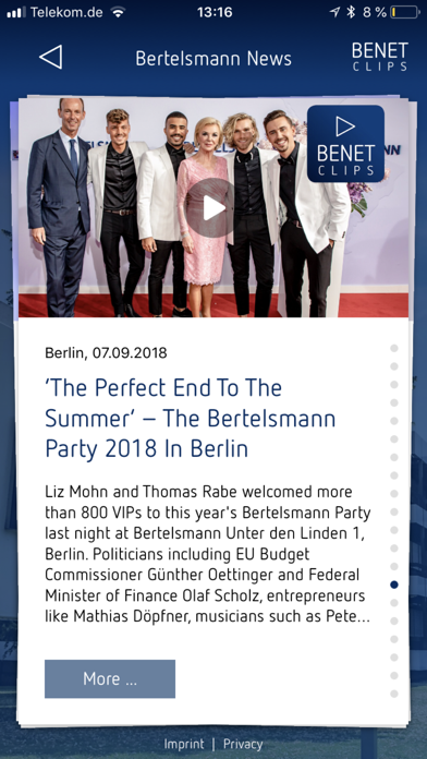 Bertelsmann News screenshot 2