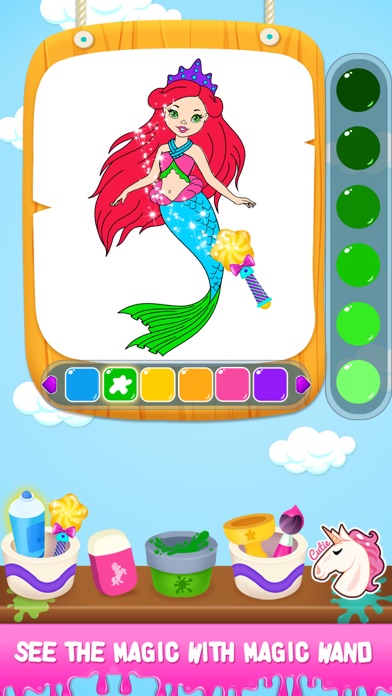 Princess Color Book Puzzle screenshot 2