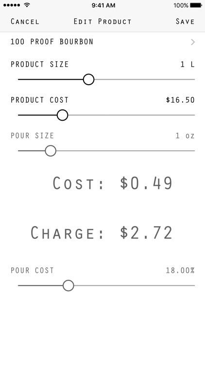 Pour Cost — Bar Calculator screenshot-4