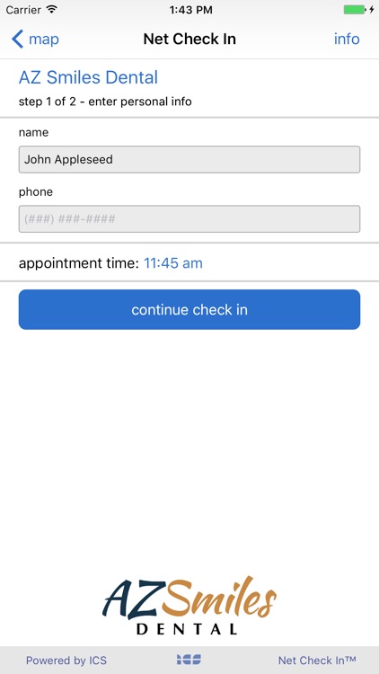 Net Check In AZ Smiles Dental