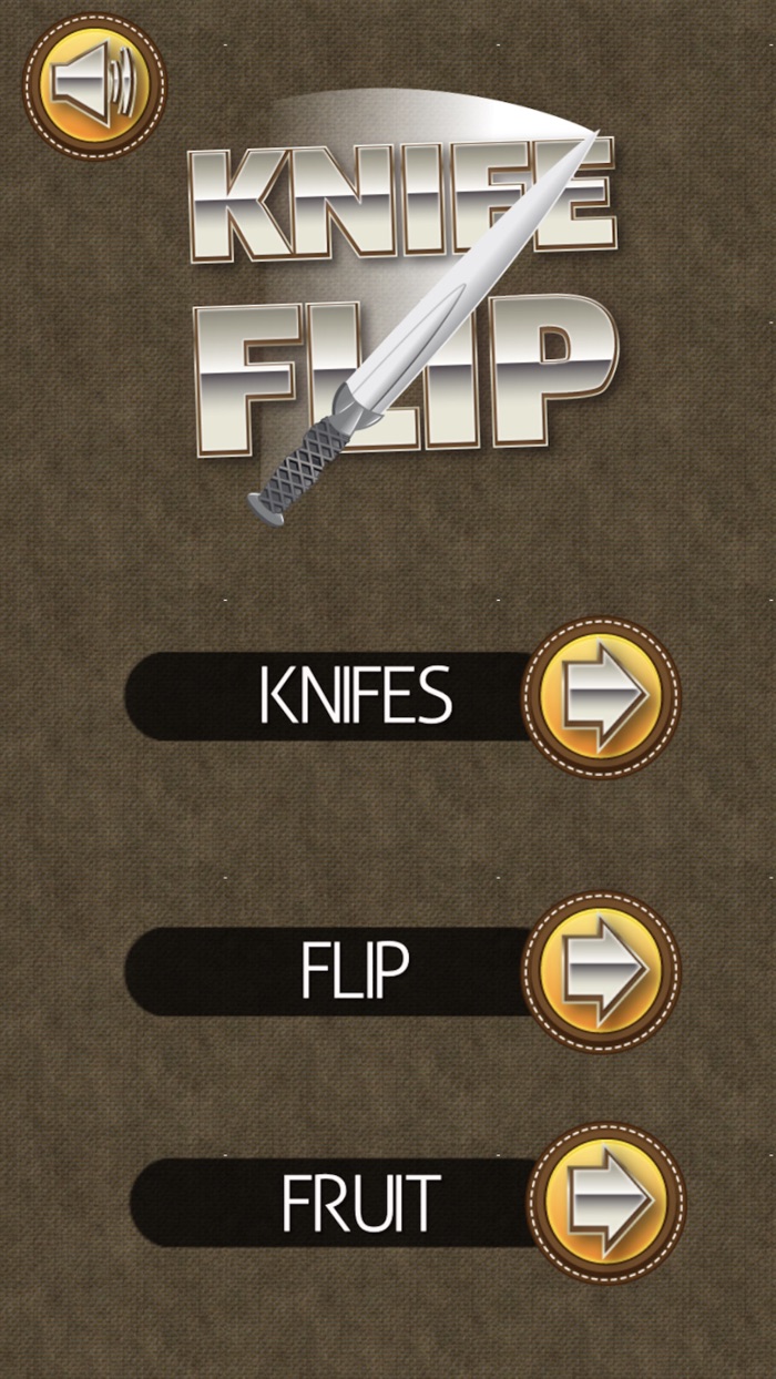 Knife Flip Throw Fruit