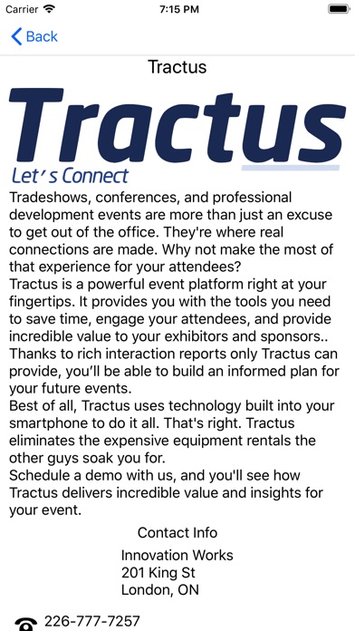 Tractus Event Passport screenshot 2