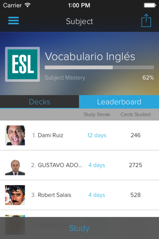Vocabulario Inglés screenshot 2