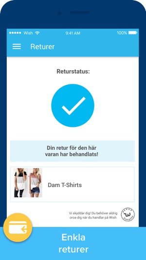är wish appen säker
