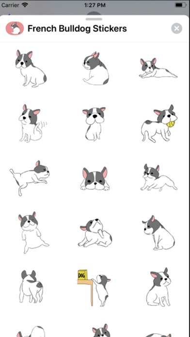 French Bulldog Stickers ！ screenshot 2