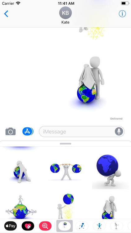 Earth and Human Sticker Pack screenshot-9