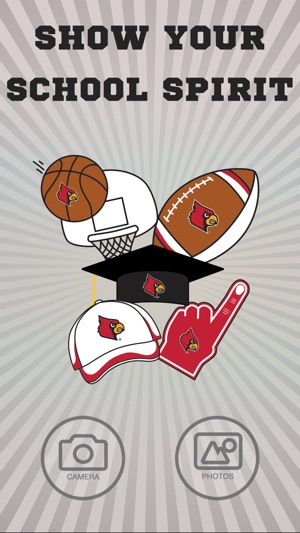 Louisville Cardinals PLUS Selfie Sticker