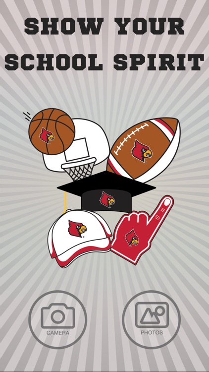 Louisville Cardinals PLUS Selfie Stickers