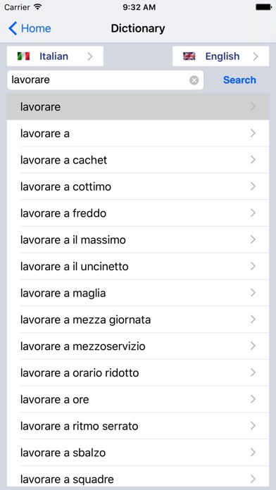 English/Italian Dictionary screenshot 4