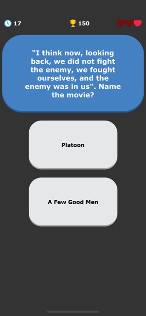 Movies Quiz - Quotes Trivia(圖2)-速報App