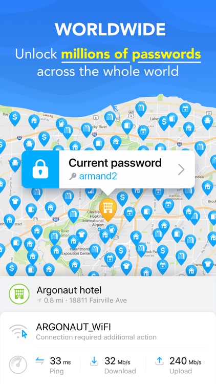 WiFi Map - Scan, Test & Get Fast Internet password