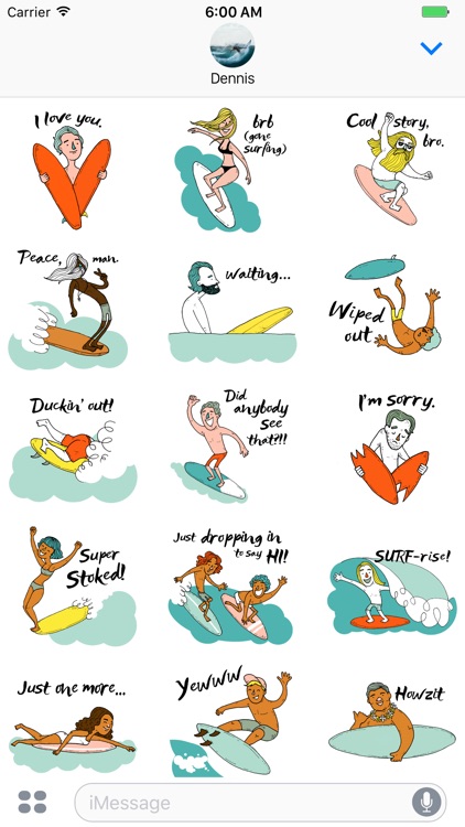 Just Surfing Stickers screenshot-4