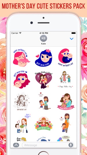 Mother's Day Stickers Pack(圖1)-速報App