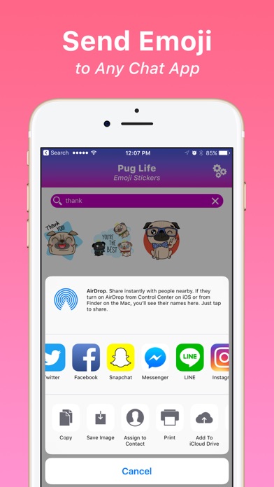 How to cancel & delete Pug Life Emoji Stickers from iphone & ipad 3