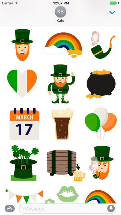 St.Patrick Day animated emoji