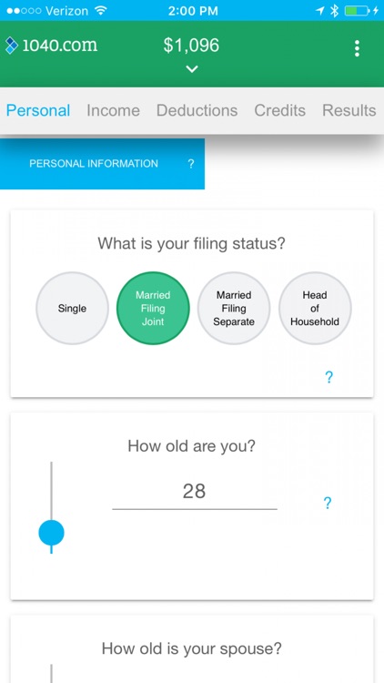 1040.com Tax Refund Calculator