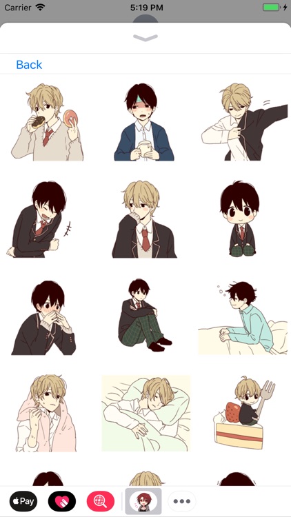 Anime Boys Stickers screenshot-8