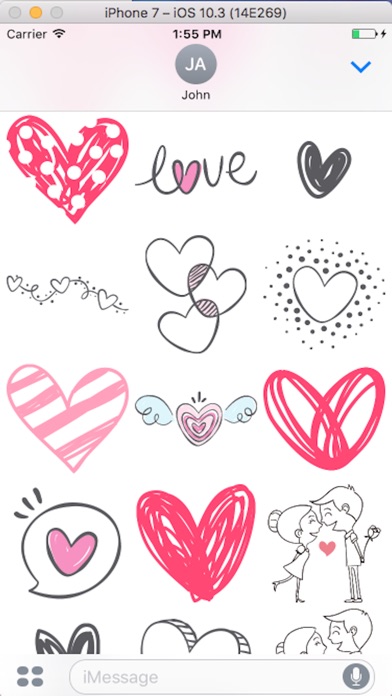 Couple Love - Emoji Sticker screenshot 3