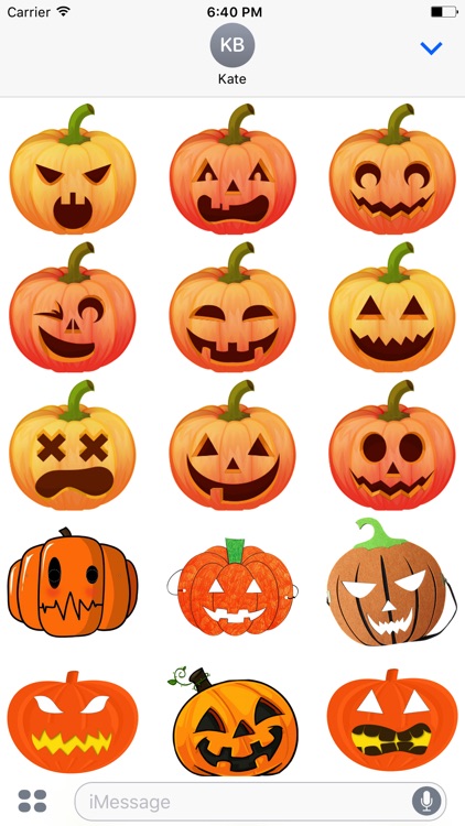 Pumpkin emoji sticker