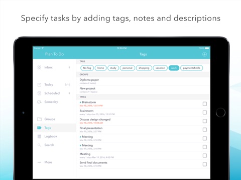 Plan To Do – tasks manager screenshot 2