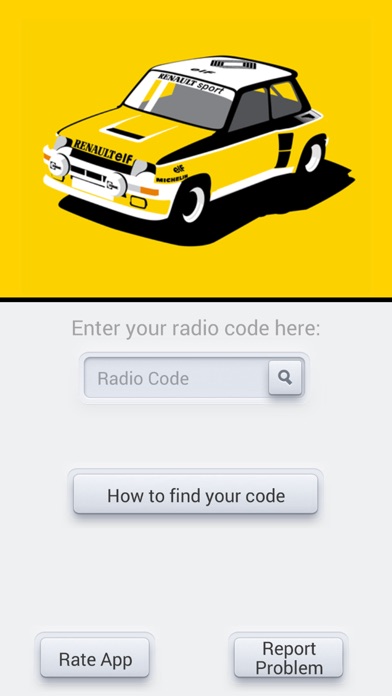 Renault Radio Unlocker screenshot 1