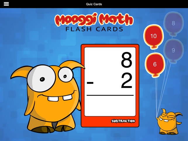 Mooggi Math Flash Cards HD(圖2)-速報App