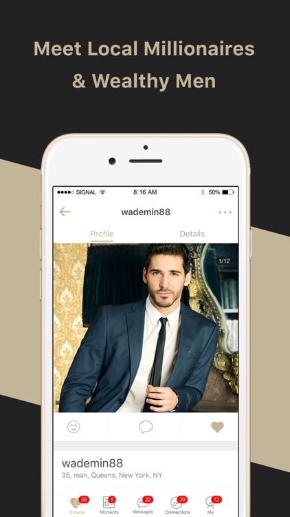 Millionaire Singles Match, Elite Online Dating App