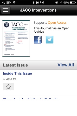 JACC Journals screenshot 4