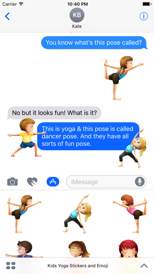 Kids Yoga Stickers & Emoji(圖3)-速報App