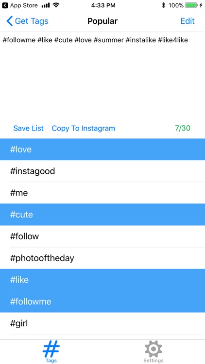 EasyTags - Likes on Instagram screenshot-5