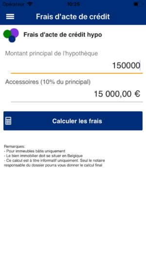 Frais de notaire Belgique(圖6)-速報App
