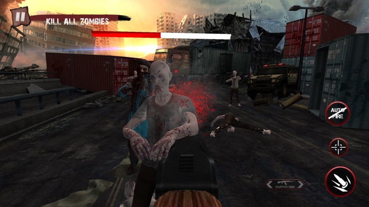 Zombie Ultimate Shooting War screenshot-3