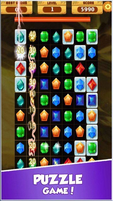 Gems Thunder Match3 screenshot 3