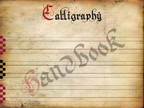 Calligraphy Handbook - náhled