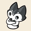 Husky Dog Animated Sticker