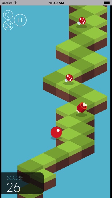 小球Z字走－超具挑战的敏捷小游戏 screenshot 3