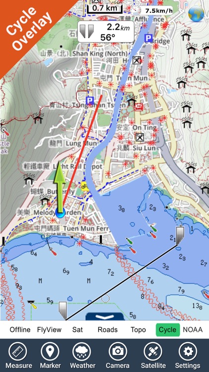 Hong Kong HD GPS Map Navigator screenshot-2