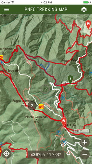 PNFC Trekking Map