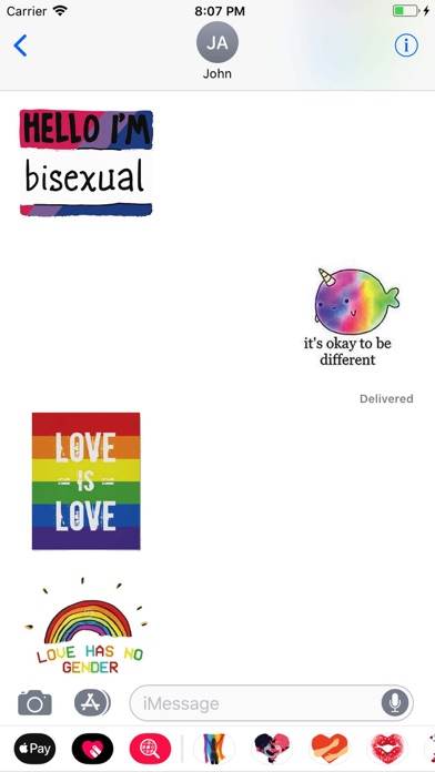 Rainbow Love LGBT Pride screenshot 2