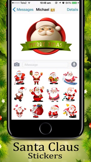 Santa Claus  Awesome Sticker(圖2)-速報App