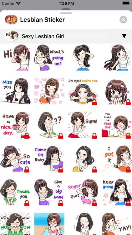 Lesbian Sticker screenshot-3