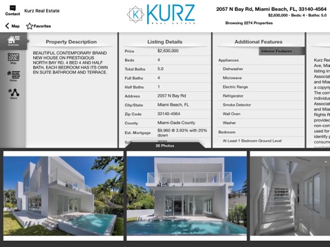 Kurz Real Estate for iPad screenshot 4