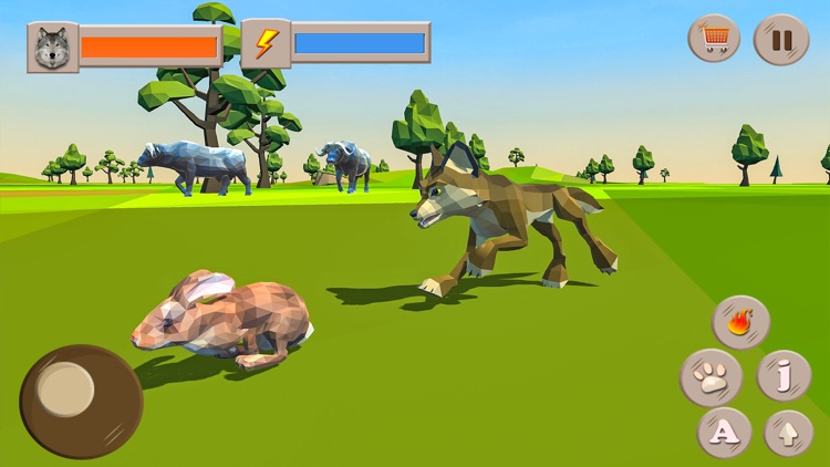 Wild Wolf Family Simulator 3D